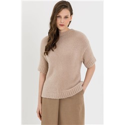 Блуза вязаная бежевого цвета