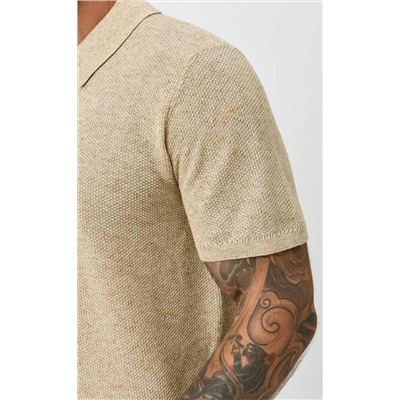 Футболка лен F111-07LN l.beige