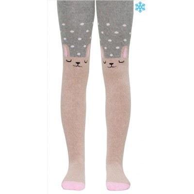 Колготки плюш Conte-kids 7с-38 рис 522 беж