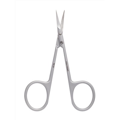 Frau Finger Ножницы маникюрные для кутикулы изогнутые / Premium PS 27, матовые, ручная заточка, 10 см