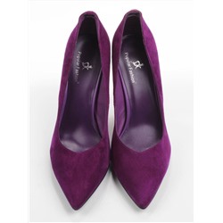 06-A65A-585MD PURPLE Туфли женские (натуральная замша)