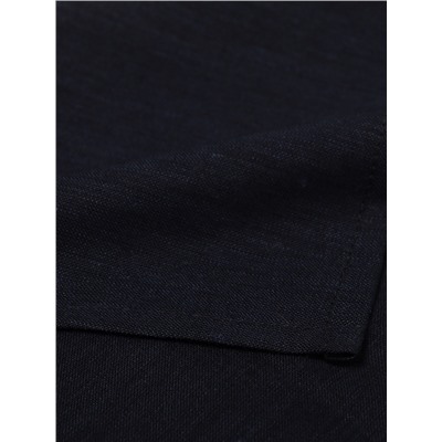 Набор салфеток с декоративными кольцами «Этель» Dark, 40×40 см - 2 шт., 100% лён, чёрный