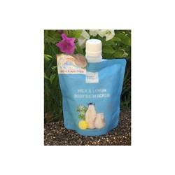 Скраб для тела c молоком и лимоном Baby Bright Milk & Lemon Body Bath Scrub 250 g.