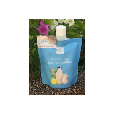 Скраб для тела c молоком и лимоном Baby Bright Milk & Lemon Body Bath Scrub 250 g.