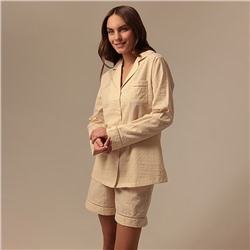 Сорочка ночная женская SL HOME Basic, бежевая