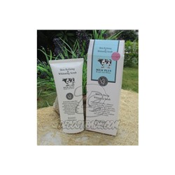 Осветляющий скраб-гель («скатка») от Scentio, Milk plus bright and white, Skin refining & Whitening scrub, 100 мл