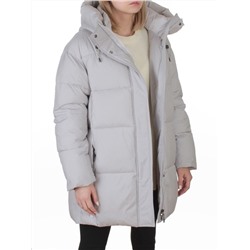 8888 LT. GRAY Куртка зимняя женская оверсайз (200 гр. холлофайбер)
