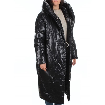 22-203 BLACK Пальто зимнее женское (200 гр. тинсулейт)