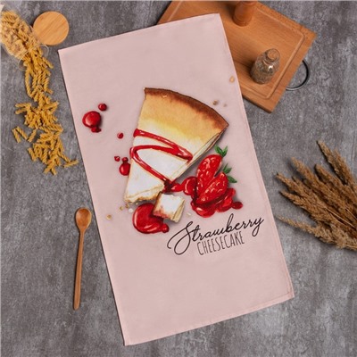 Полотенце «Этель. Чизкейк», 40×73 см, саржа, 100% хлопок, 190 г/м²