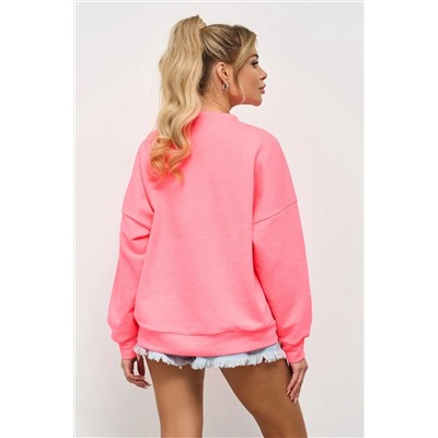 Розовый джемпер oversize