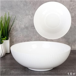 Салатник 1600 мл 203 мм Вертикаль тарелка глубокая / FLSLTW80 (WHITE) /уп 36/