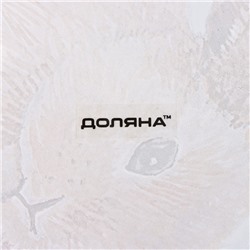 Тарелки Доляна «Кролик», 19 предметов: 6 десертных тарелок, 6 обеденных тарелок, 6 мисок, салатник, стекло, голубые