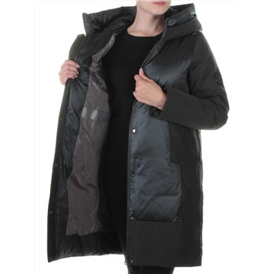 M9031-1 DK. GREEN Пальто стеганое Snowpop