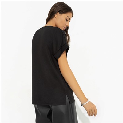 Футболка с принтом, Ты в деле (black)