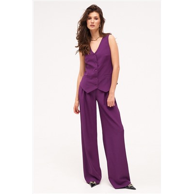 Брюки, жилет KaVaRi 8022.3 баклажан