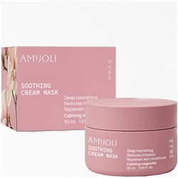 AMIJOLI Успокаивающая кремовая маска для лица с экстрактом магнолии 50 мл
