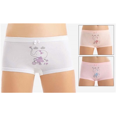 5432 Трусы шорты для девочек многоцвет (BAYKAR)