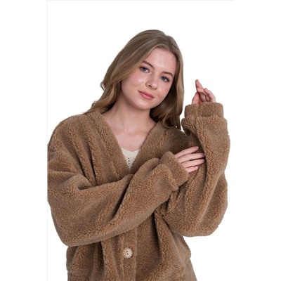 Кардиган КОРОТКИЙ ТЕДДИ кемел