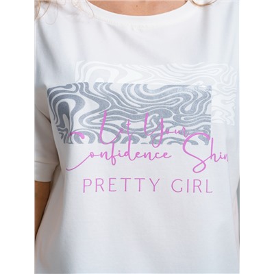 940/1 Футболка  "Молочный"