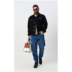 Куртка джинс P011-1336Rus black