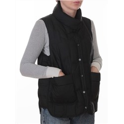 H24-326 BLACK Жилет утепленный женский (утиный пух)
