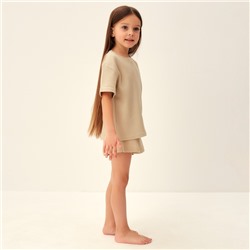 Пижама детская SL HOME, размер 38 (146-152 см), бежевая