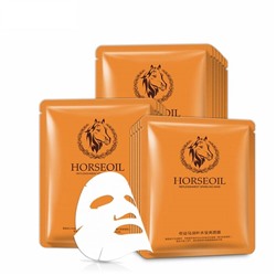 ТКАНЕВАЯ МАСКА С ЛОШАДИНЫМ ЖИРОМ HORSE OIL REPLENISHMENT SPARKLING MASK BIOAQUA