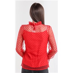 Блузка женская сетчатая 253109, размер 42,46,48