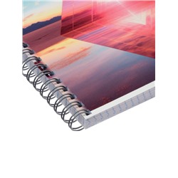 Набор тетрадей Calligrata «Геометрия в природе», 3 штуки, 96 листов, на гребне, обложка из мелованного картона