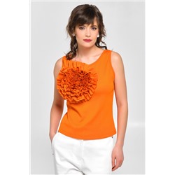 Топ с декоративным цветком