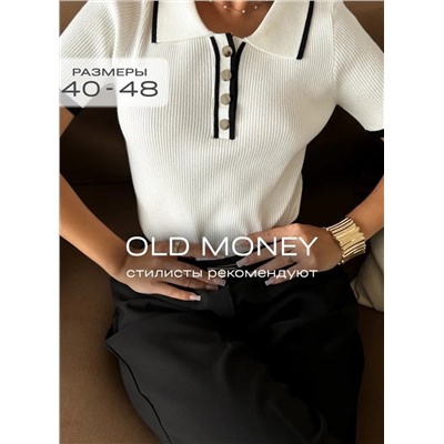 Джемпер-поло (вязаный трикотаж)