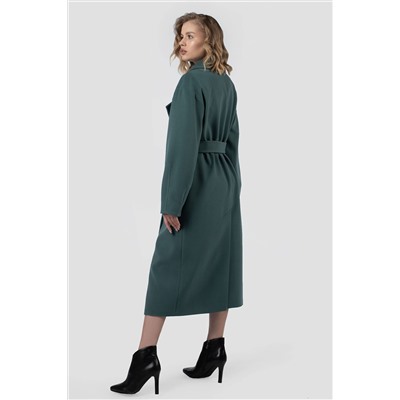 01-12216 Пальто женское демисезонное (пояс)