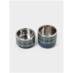 Ланч бокс TAKE IT EASY «Аланхе», 1.08 л, 2 уровня, нержавеющая сталь, синий