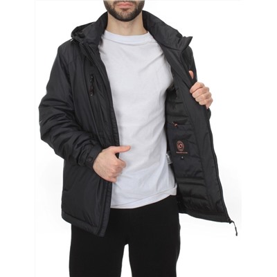 DY892 DK. BLUE Куртка мужская демисезонная (100 гр. холлофайбер)