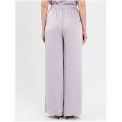Брюки атласные фиолетово-серого цвета