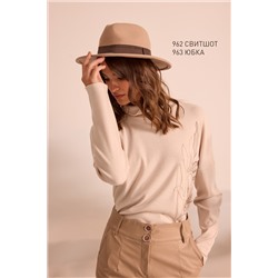 NiV NiV fashion 962 светло-бежевый, Свитшот