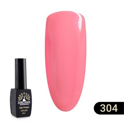 Гель лак Global Fashion BLACK ELITE 304, 8 мл