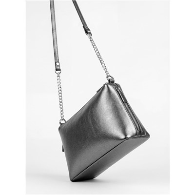 Женская кожаная сумка Richet 3199LNU 868 Серебряный