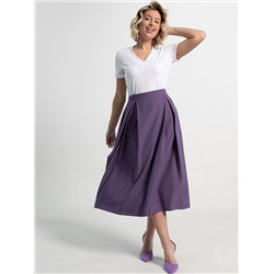 Юбка миди Мариэтта (фиолетовая) Ю14389-16М