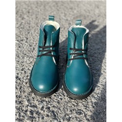 Ab.Zapatos 4619/2 Petrol+PELLE 17-04