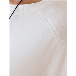 Свободный джемпер с рукавом 3/4 тонкой вязки из вискозы