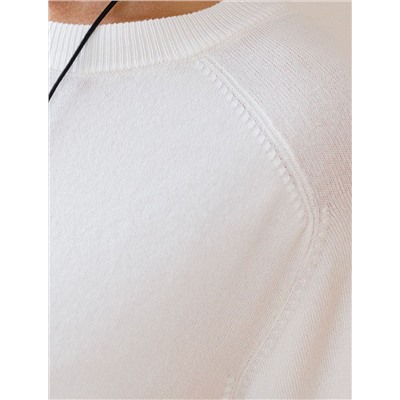 Свободный джемпер с рукавом 3/4 тонкой вязки из вискозы