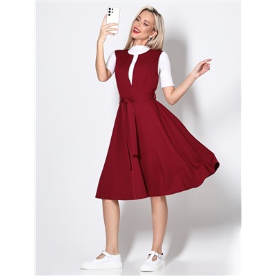 Сарафан Базовый сценарий, бордо