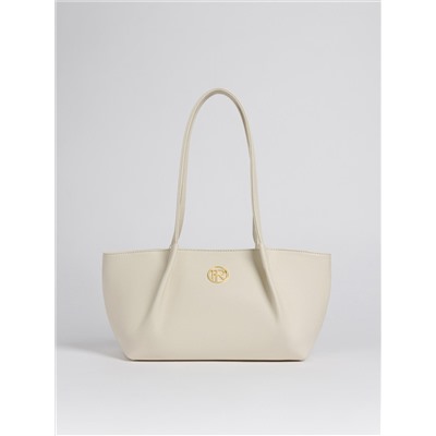 Женская кожаная сумка Richet 3288LG 891 Бежевый