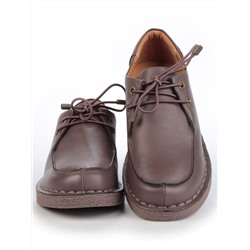 01-D7583-6 BROWN Ботинки демисезонные женские (натуральная кожа)