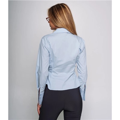 Блуза #КТ2698-1, голубой