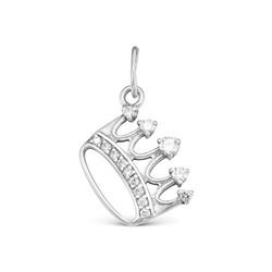 Серебряная подвеска "Корона" 751