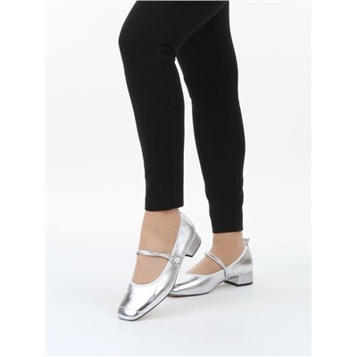 06-B69A-121C GREY/SILVER Туфли женские (натуральная кожа)