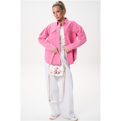 Рубашка Мишель (малиновый)