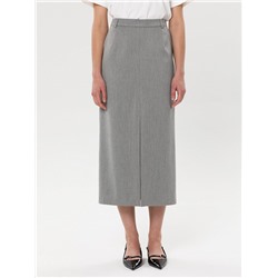 Юбка светло-серая с карманами